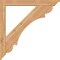 Ekena Millwork Olympic Traditional Smooth Bracket w/ Offset Brace, Western Red Cedar, 5 1/2"W x 40"D x 40"H BKT0604X40X40OLY01SWR - alternate 4